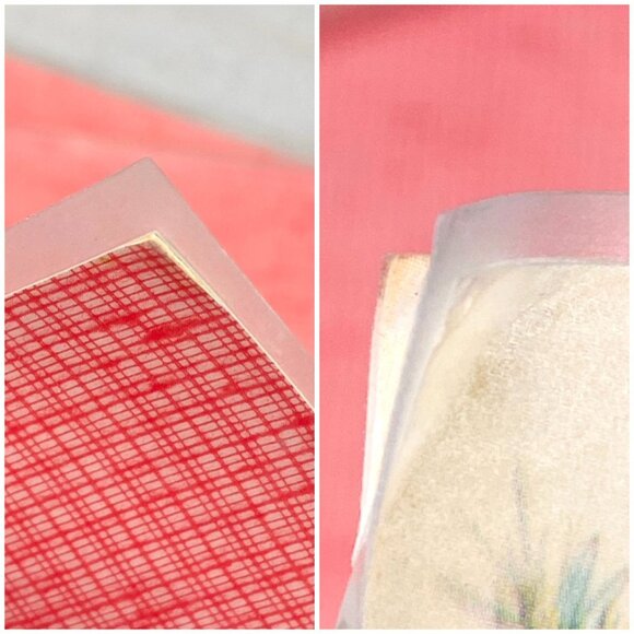 4 Vinyl Christmas Placemats Giordano Santa Sleigh Reindeer Reversible 1970s - Picture 8 of 10